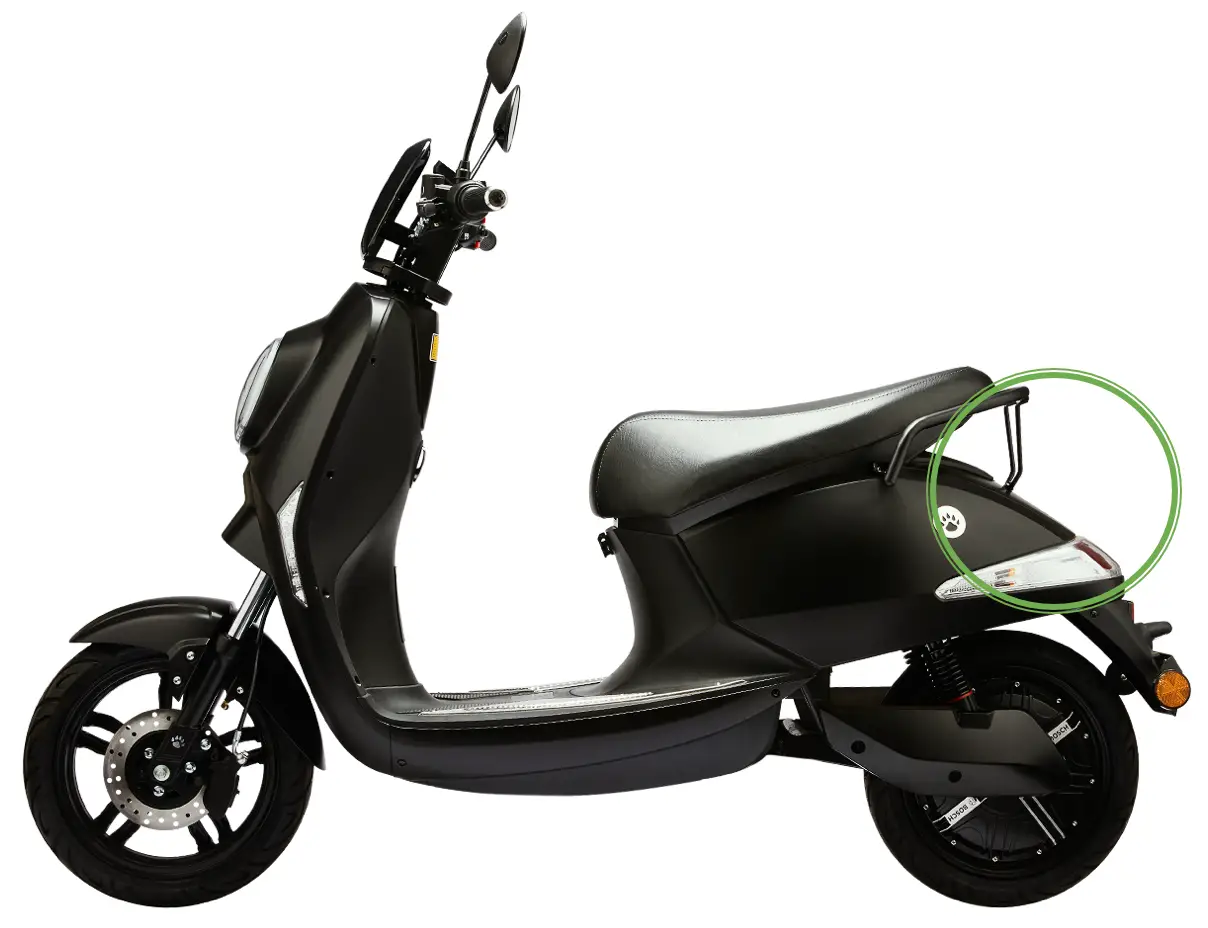 Kåpa bak mitten | Vässla Scooter