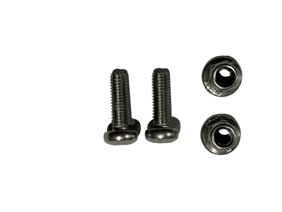 Ensemble de vis pour support de plaque d'immatriculation