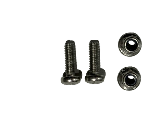 Ensemble de vis pour support de plaque d'immatriculation