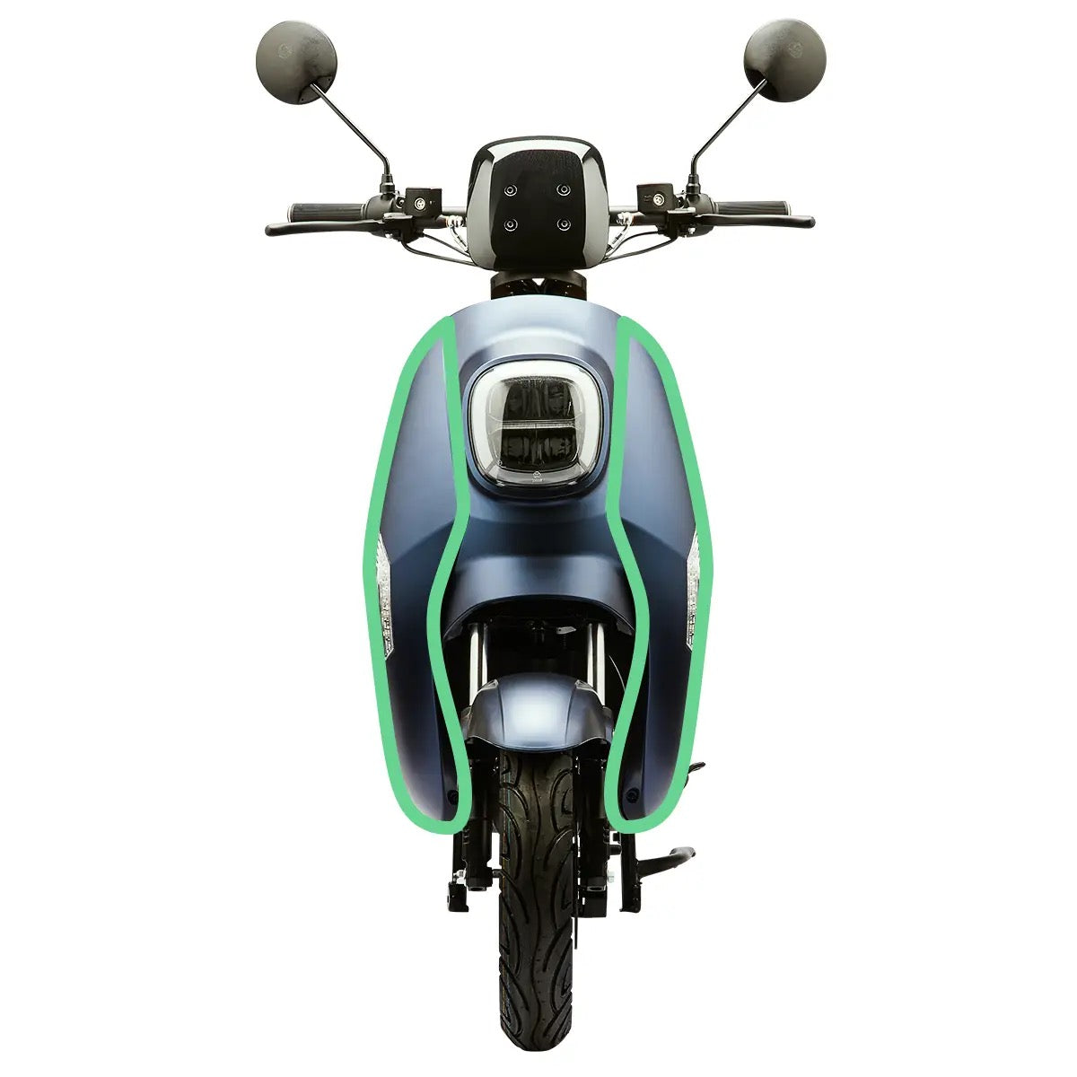 Kåpa framsida stor | Vässla Scooter