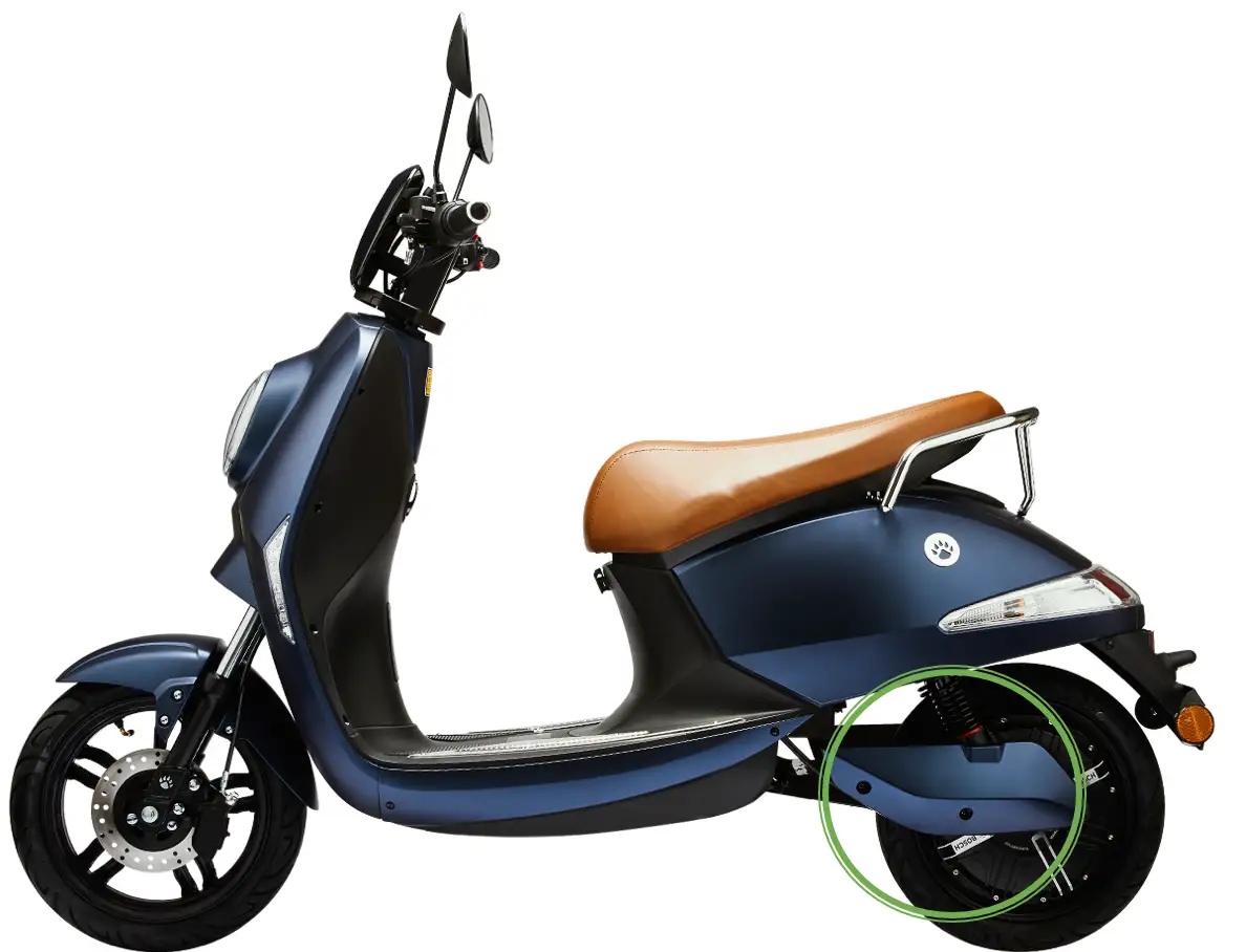 Kåpa Bak Sving Droite | Vässla Scooter (Vässla 2)